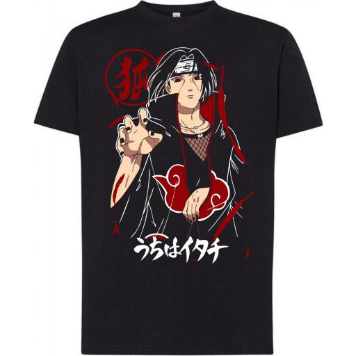 Camiseta 100% algodón _  Naruto Itachi Uchiha (1427)