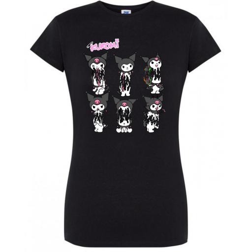 Camiseta de chica Kuromi Samrio [0]