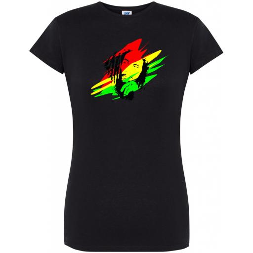 Camiseta de chica entallada Bob Marley