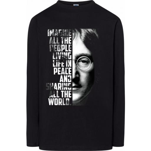 Camiseta John Lenon Imagine - Manga corta y larga - 100% algodón [1]