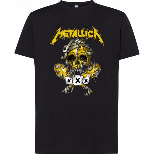 Camiseta Metallica - Manga corta y larga - 100% algodón