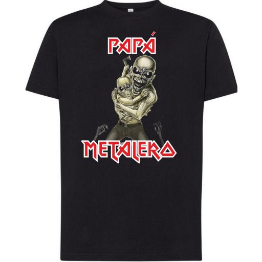 Camiseta Dia del Padre - Papa Metalero
