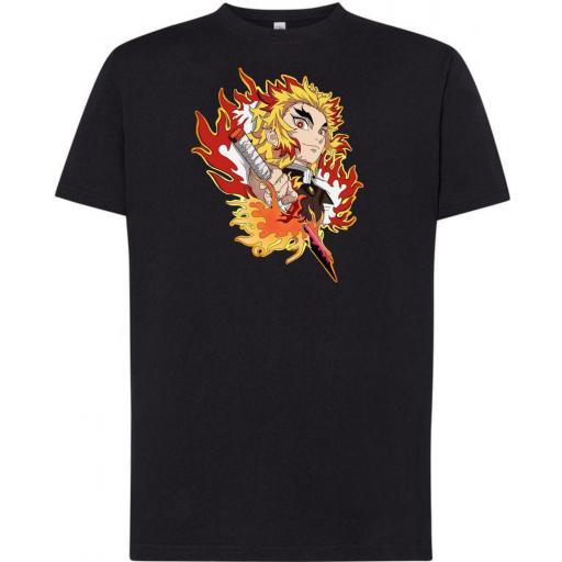 Camiseta Demon Slayer Rengoku