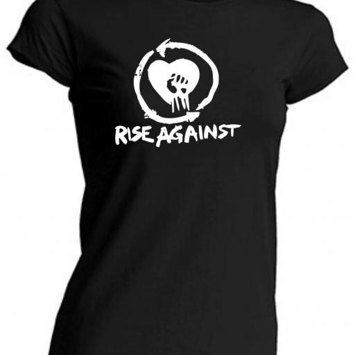 Camiseta de Chica Rise Against