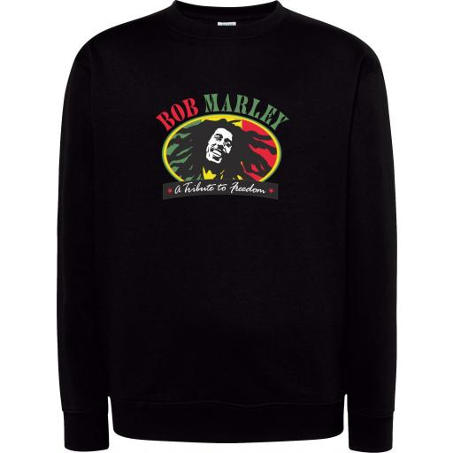 Sudadera Cuello Redondo Bob Marley