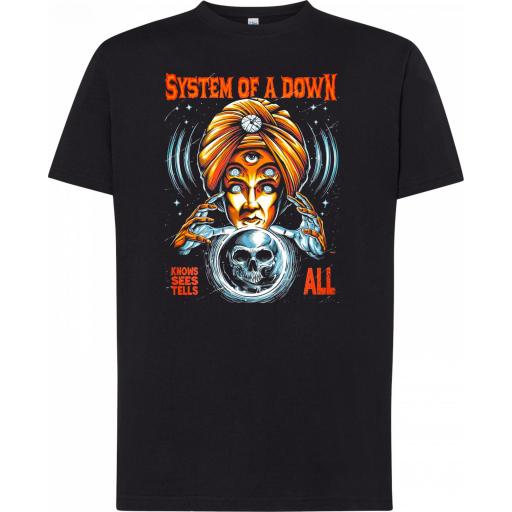 Camiseta System of a Down -  100% algodón