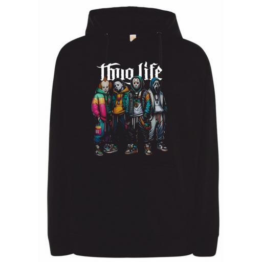 Sudadera Capucha Thug Life