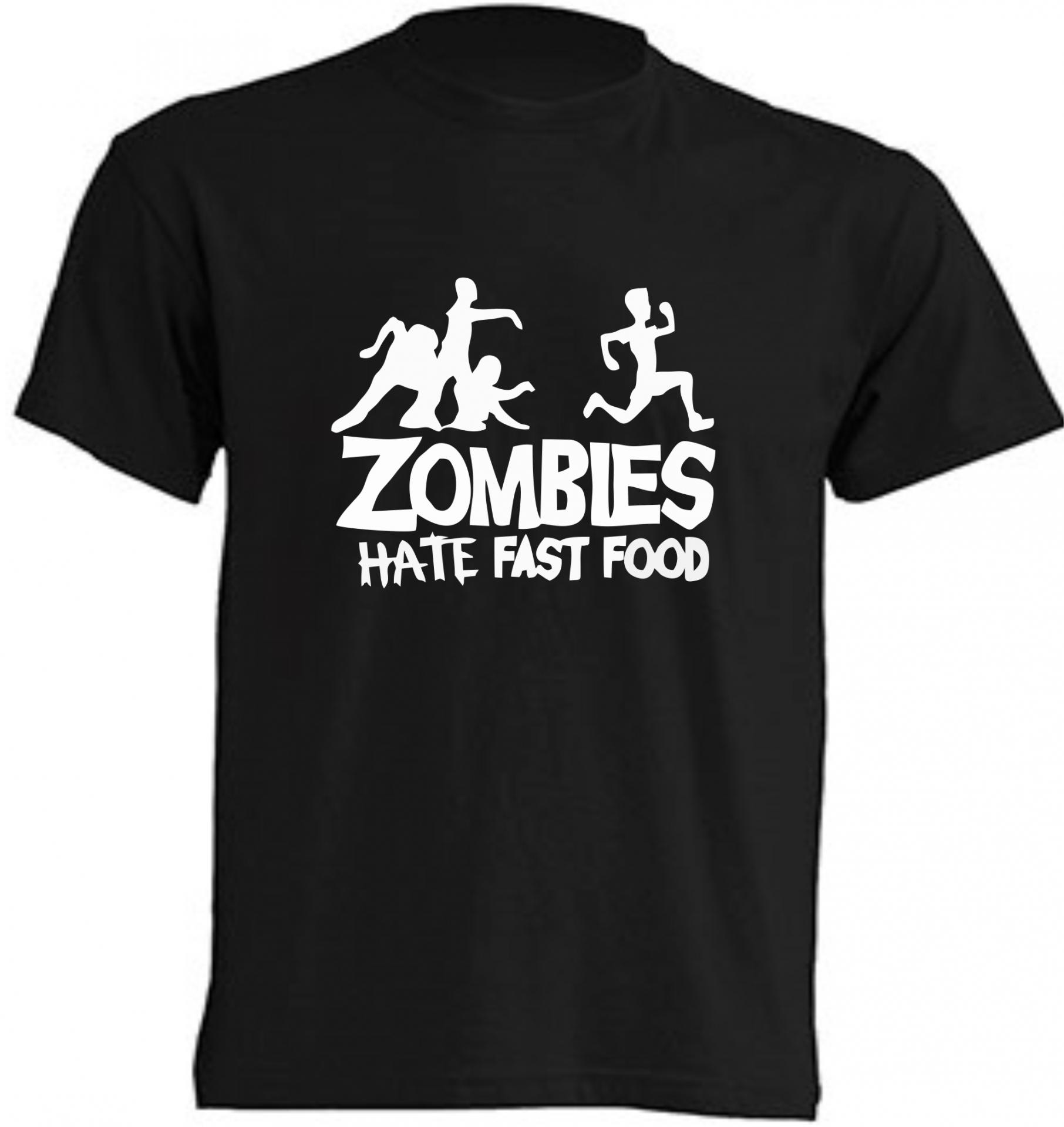 Camiseta Zombies Hate Fast Food