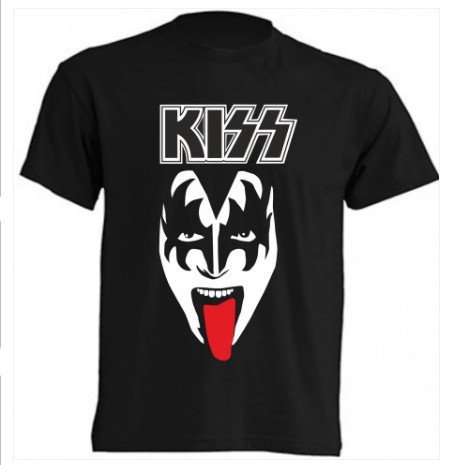 kiss camiseta rock