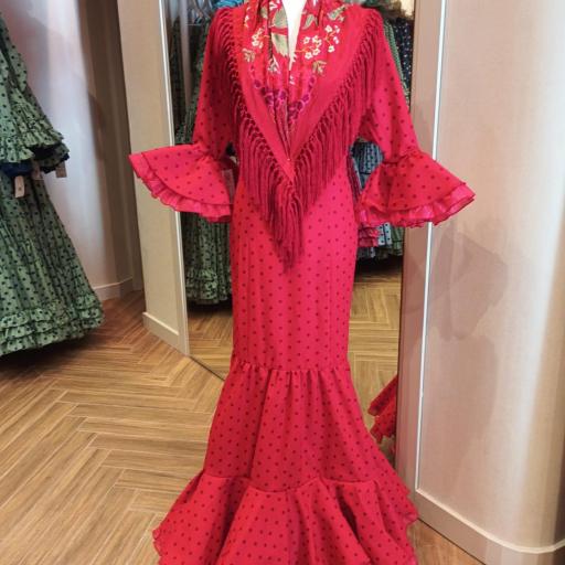 Carmen Doble Rojo Lunar Rojo