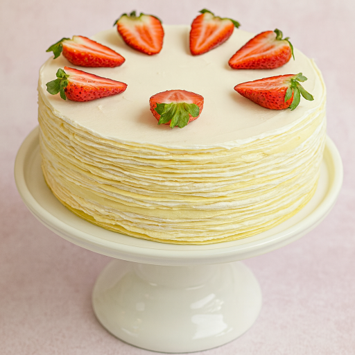Mille Crèpes de Fresas (3 tamaños)