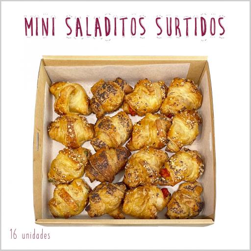 16 mini croissants saladitos