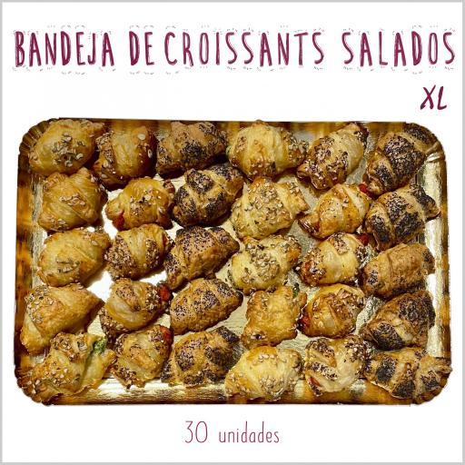 Bandeja XL mini croissants saladitos