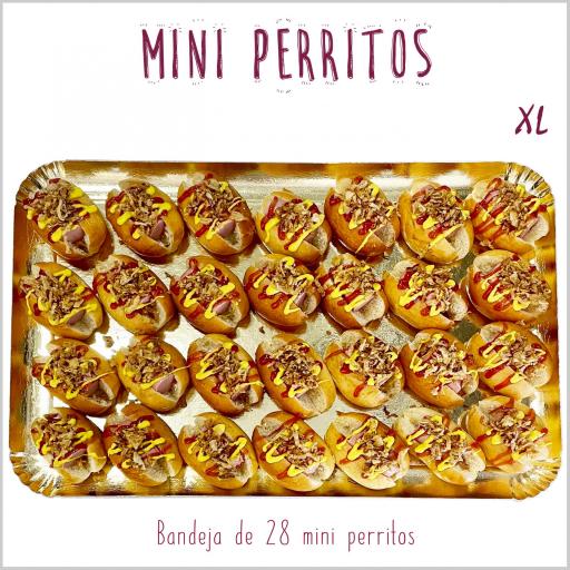 Bandeja de 28 Mini Perritos XL