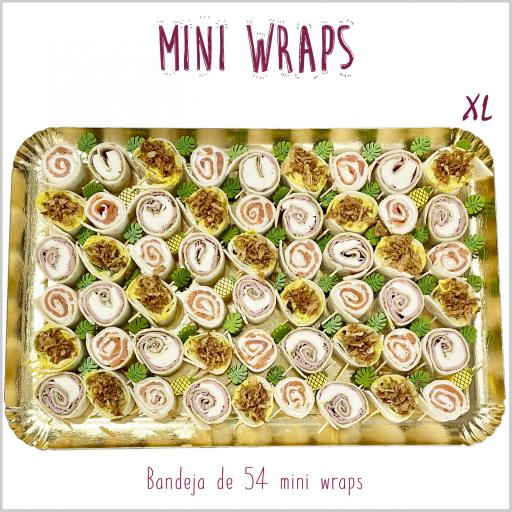 Bandeja de Mini Wraps XL