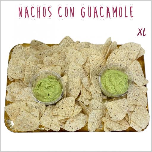 Bandeja de Nachos con Guacamole XL