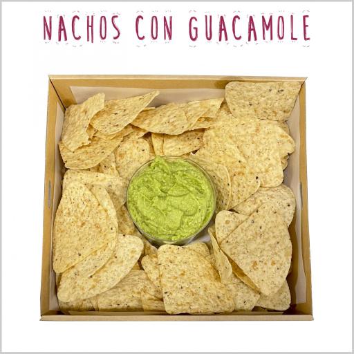 Bandeja de Nachos con Guacamole