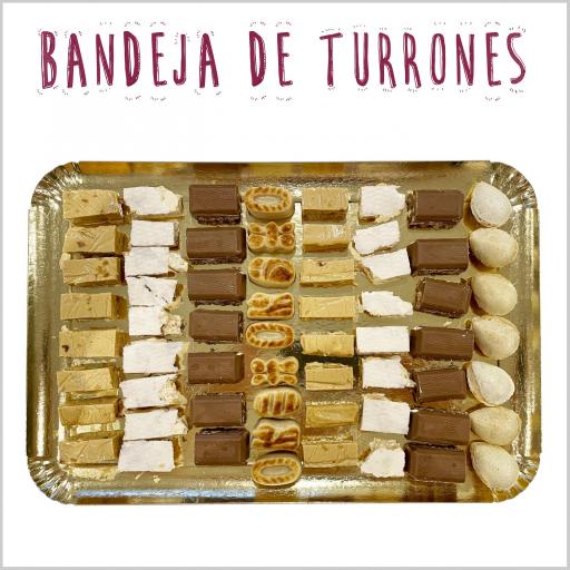 Bandeja de turrones