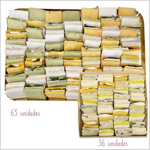 Mini sándwiches variados