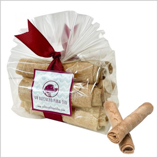 Barquillos de Praliné Sin Gluten