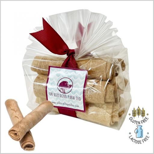 Barquillos de Praliné Sin Gluten