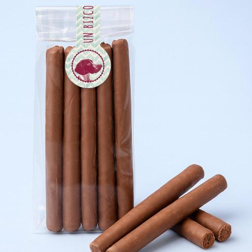 Barquillos de chocolate con leche