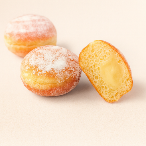 Mini berlinas Crema Pastelera