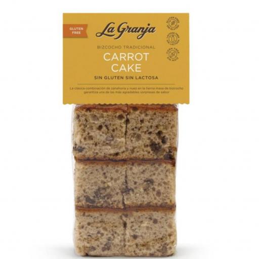 Bizcocho de Zanahoria Sin Gluten y Sin Lactosa