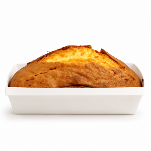 Bizcocho Natural Con Un Toque De Queso