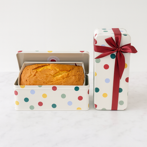 Bizcocho en caja Polka Dot