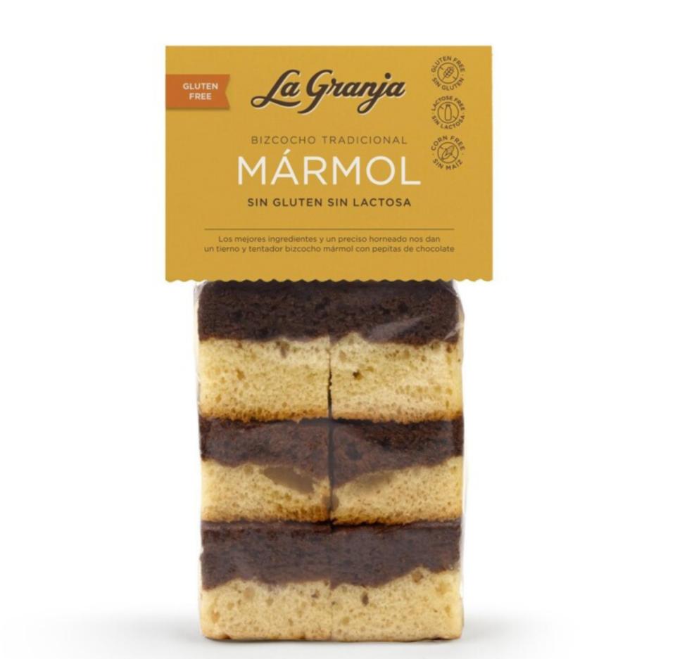 Bizcocho Marmolado Sin Gluten y Sin Lactosa