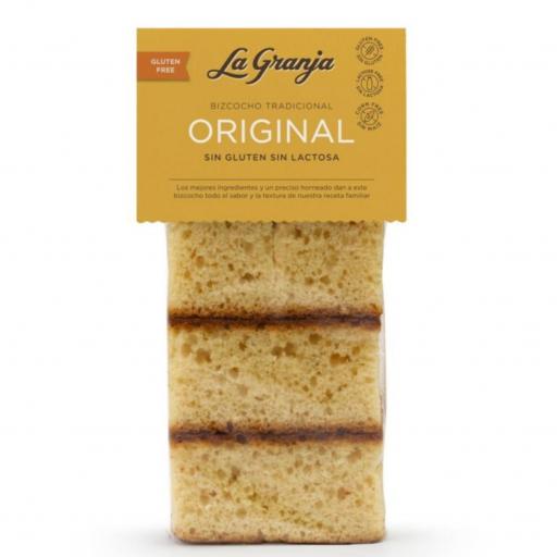Bizcocho Original, Sin Gluten y Sin Lactosa