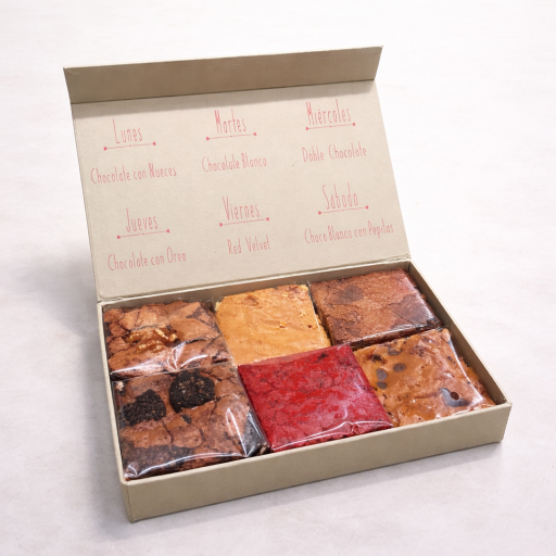 Caja de brownies semanal