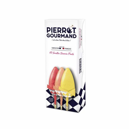 Caja de 10 piruletas Pierrot Gourmand Frutas