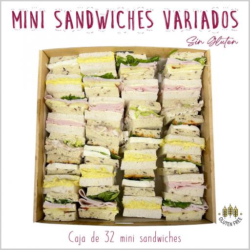 Caja de 32 mini sandwiches sin gluten [0]