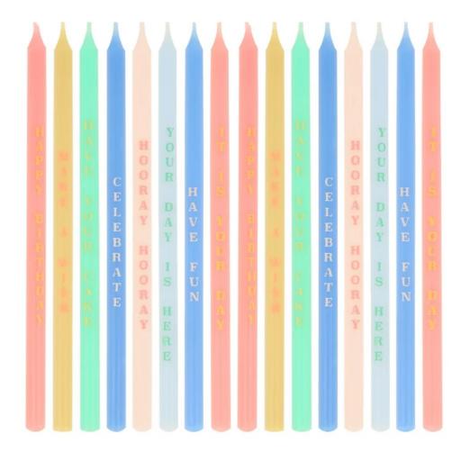 Velas Meri Meri Mensaje (16 ud.) [1]