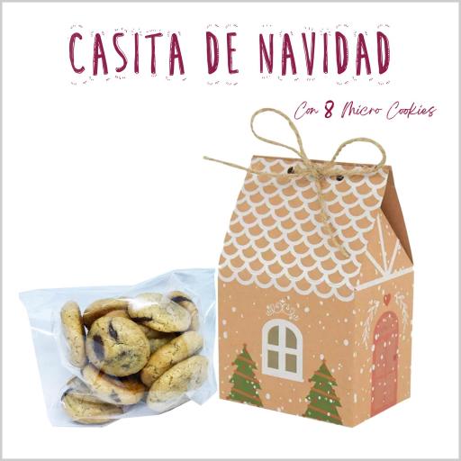 Casita Navidad 8 micro cookies [0]