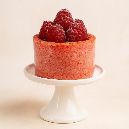 Mini Charlotte De Frambuesas