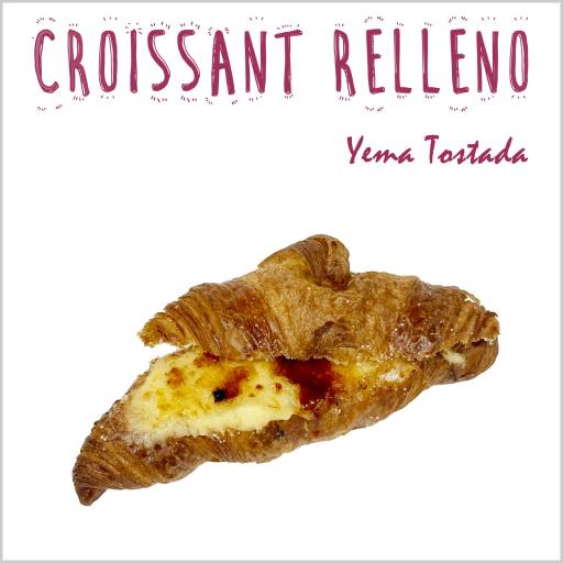 Croissant Relleno - Yema Tostada