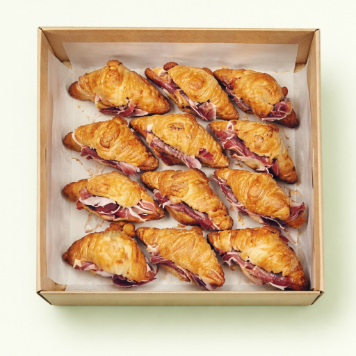 Mini croissants ibéricos