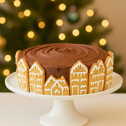 Tarta Pueblecito Navideño [0]