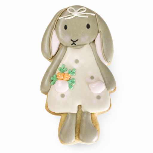 Galleta Conejo con Zanahorias en Bolsillo