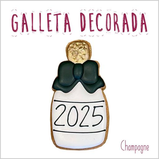 Galleta Botella Champagne