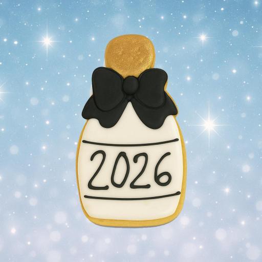 Galleta Botella Champagne 2026