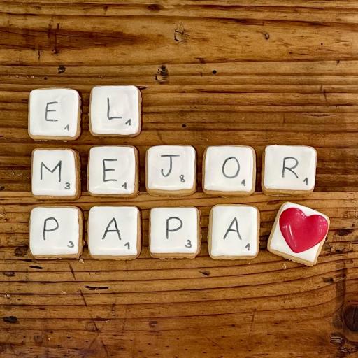 Galletas Scrabble El Mejor Papá [0]
