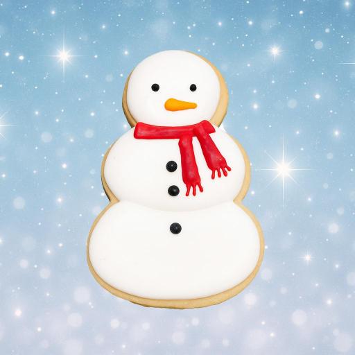 Galleta Muñeco de Nieve