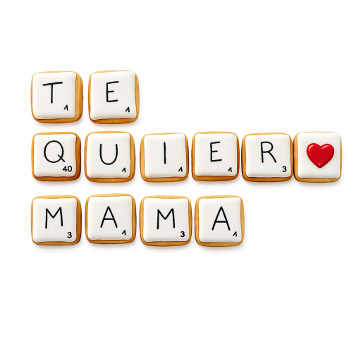 Galletas Scrabble Te Quiero Mamá [0]