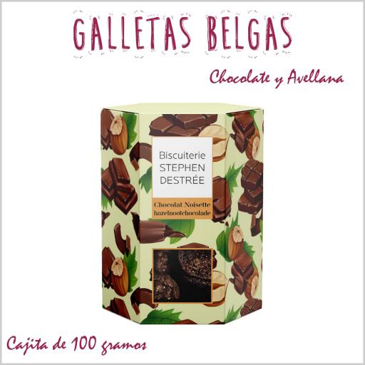 Galletas Belgas - Chocolate y Avellana