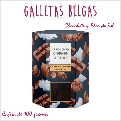 Galletas Belgas - Chocolate y Flor de Sal