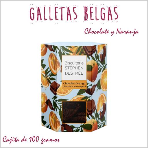 Galletas Belgas - Chocolate y Naranja